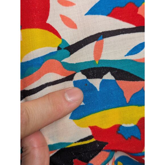 Vintage Liberty London Abstract Floral Print Scarf - Picture 6 of 9